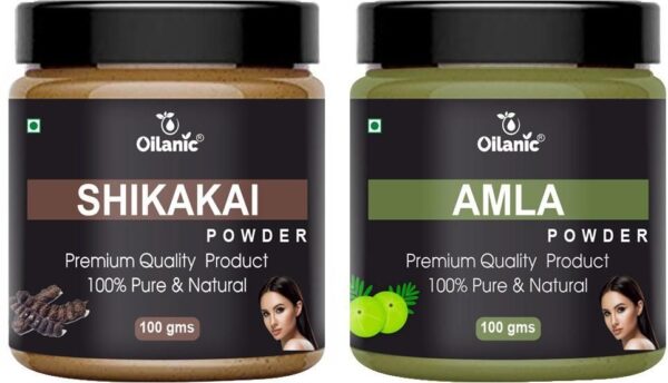 Oilanic Pure & Natural Shikakai & Amla Powder